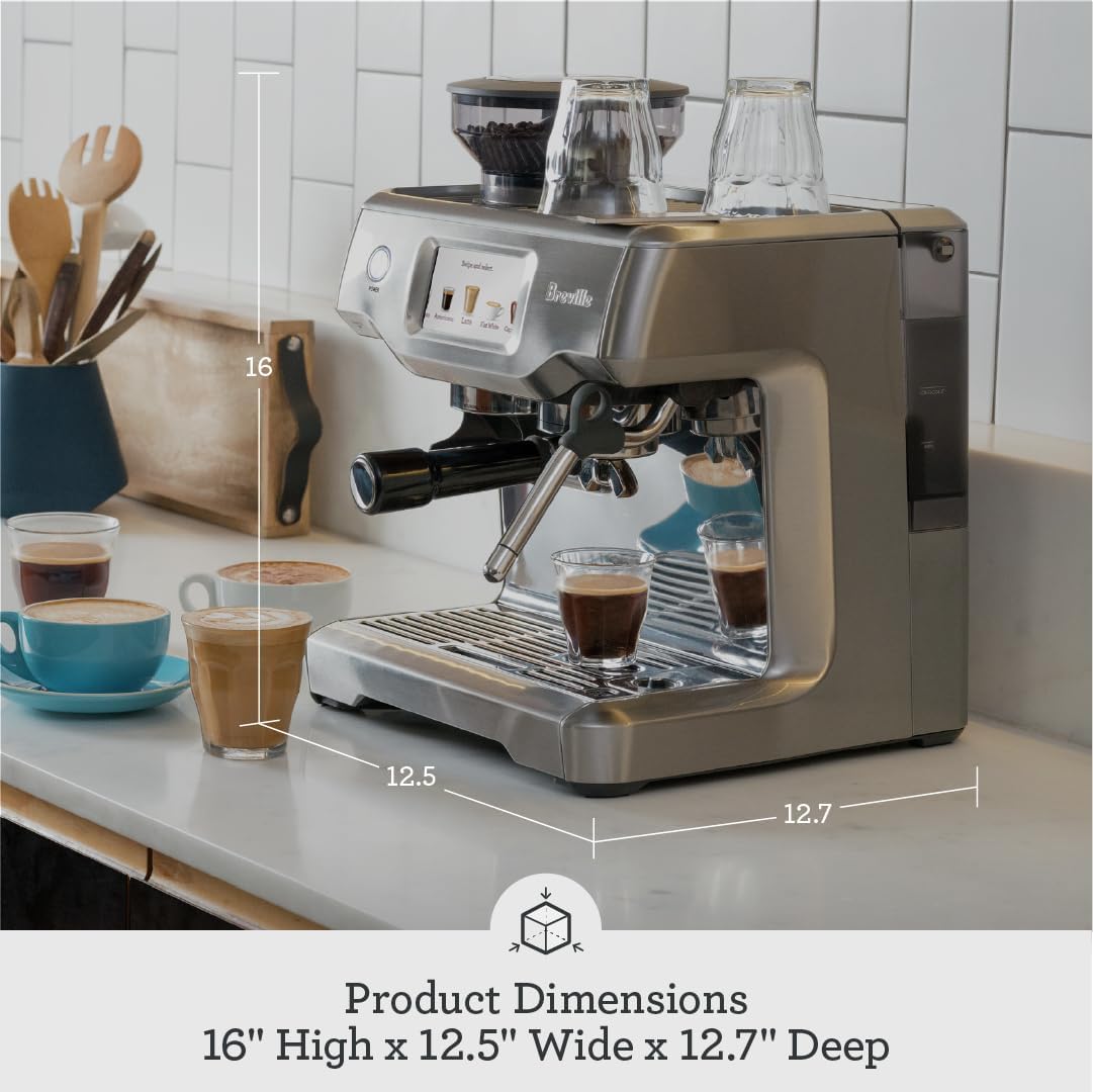 Breville BES880BSSBUS1 Barista Touch Espresso Machine, Brushed Stainless Steel - Image 10