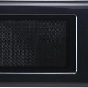 Magic Chef MC99MB 0.9 Cubic Feet 900 Watt Stainless Countertop Microwave Oven for Compact Spaces with 6 Pre Programmed Cooking Modes, Black