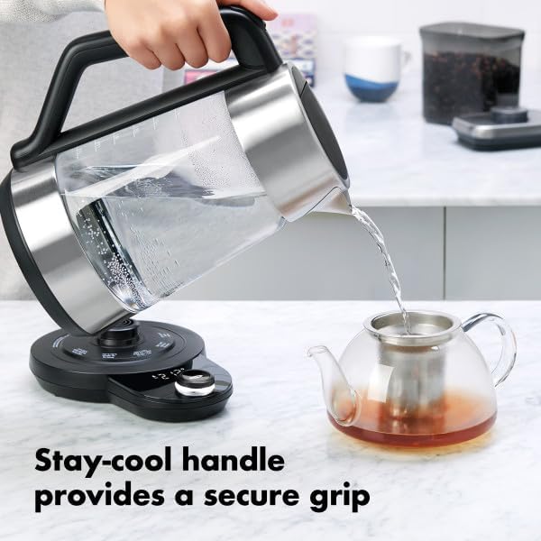 OXO 8716900 Brew Adjustable Temperature Kettle, Electric, Clear - Image 5