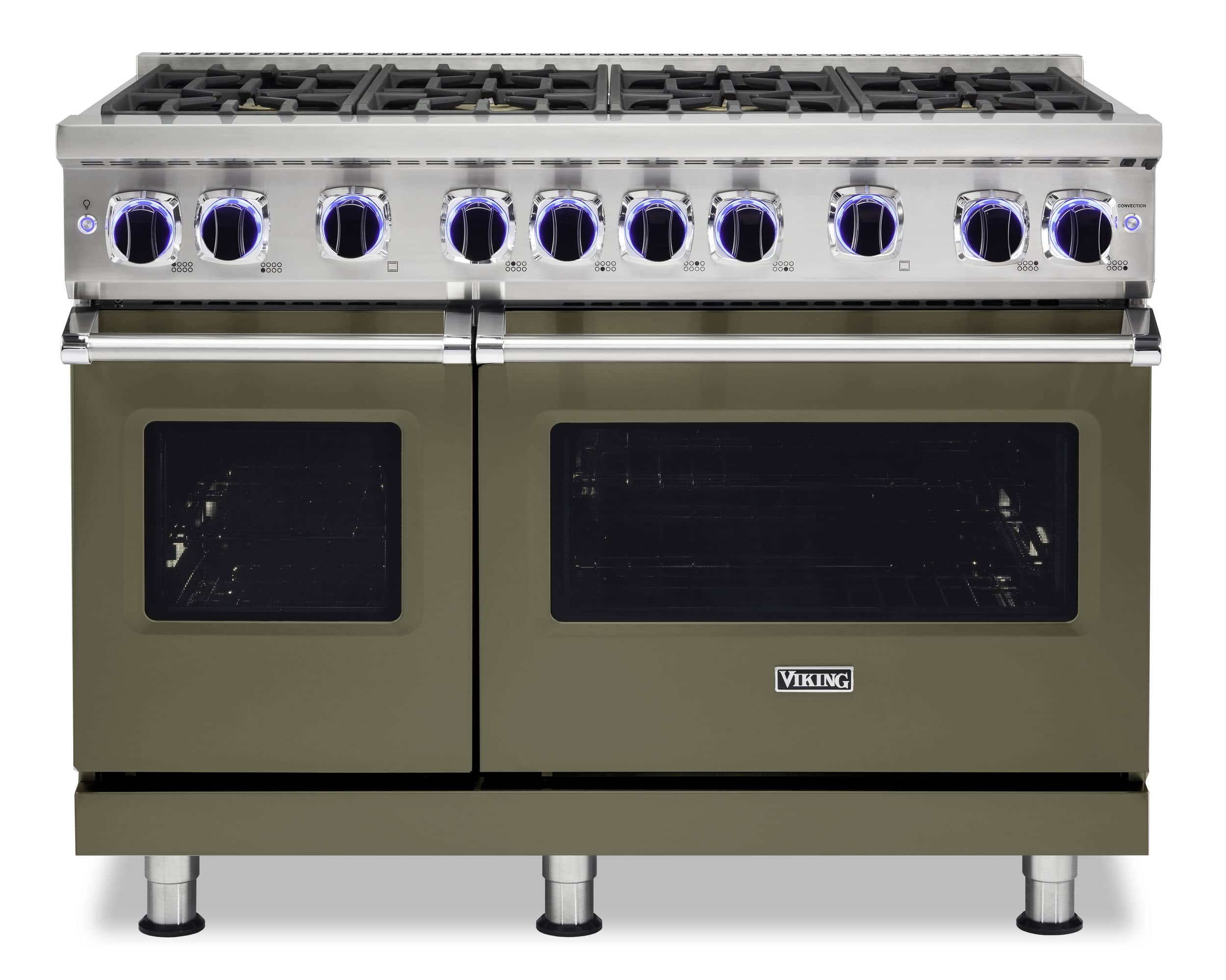 Viking - 48 in. Wide 8 Burner VGR Freestanding 7 Series Gas Range - Martini