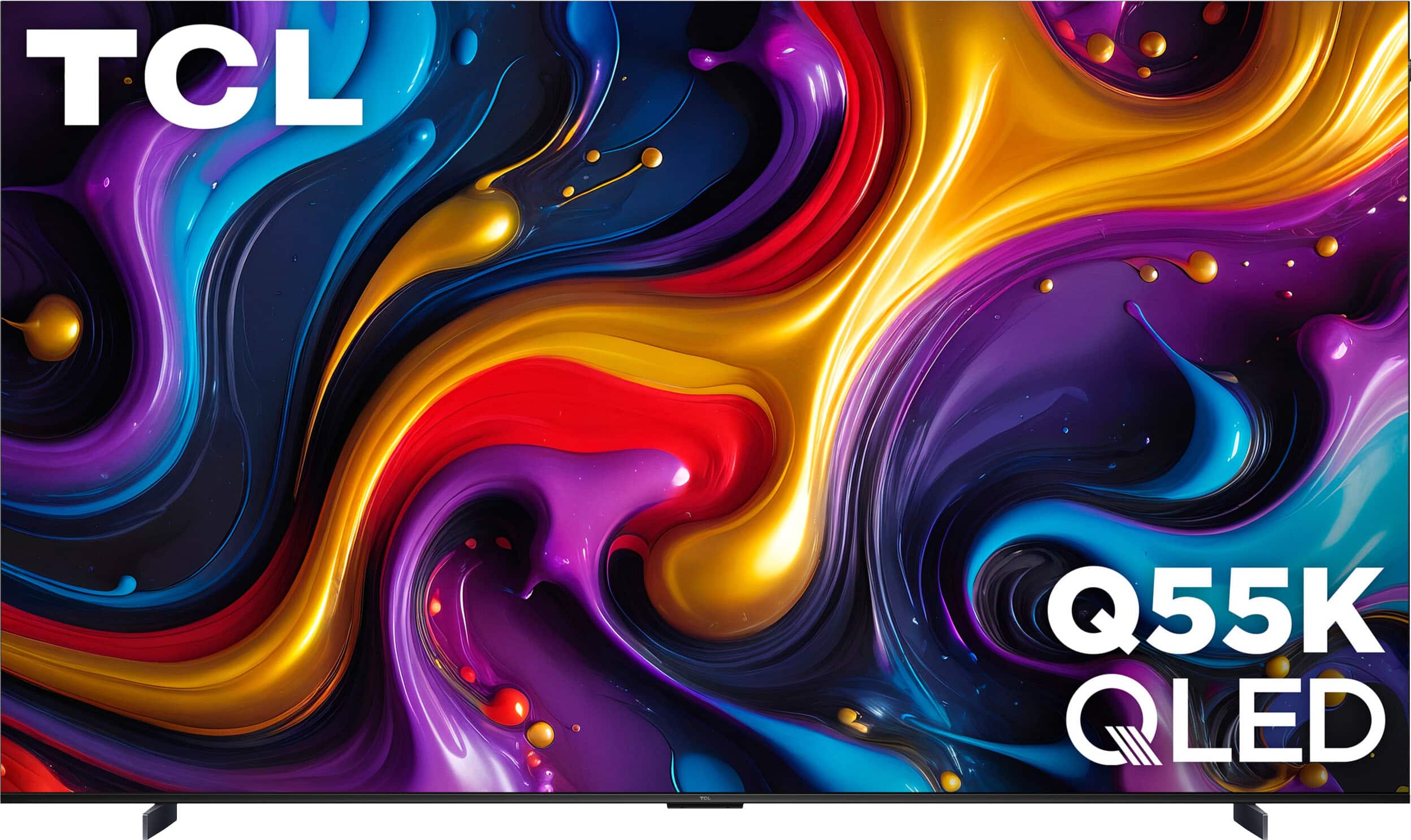 TCL - 98" Class Q55K Series 4K UHD HDR QLED Smart TV with Google TV (2025) - Open Box - Good