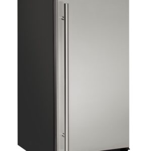 U-Line - 15" 55-lb Clear Ice Machine - Stainless Steel