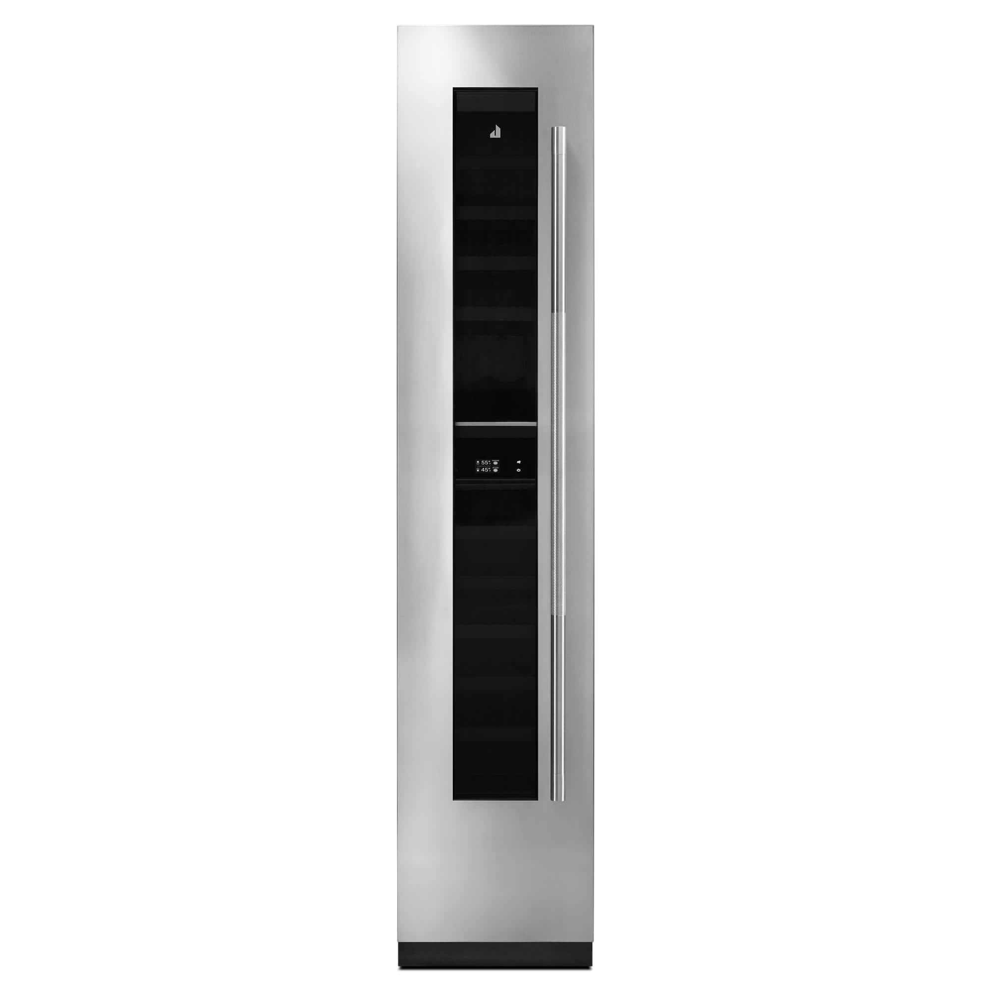 JennAir - 42-Bottle Left Swing Built-In Wine Column Refrigerator - Custom Panel Ready