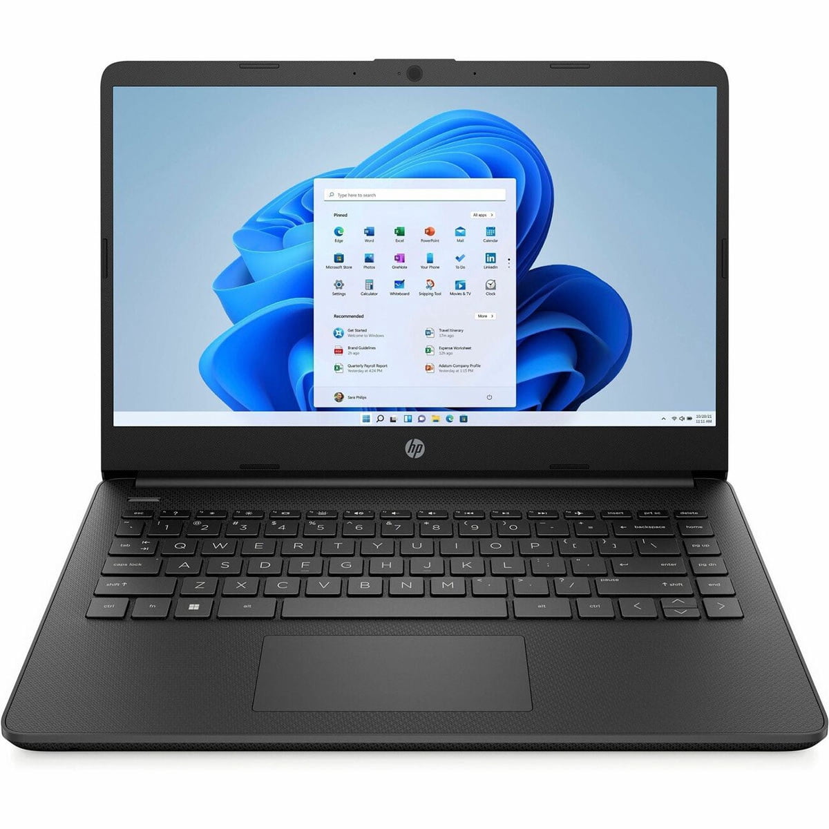 HP 14-dq3150nr 14" HD Laptop, Intel Celeron N4500 1.1GHz, 4GB RAM, 64GB eMMC, Windows 11 Home S Mode, Sky Blue - Image 3