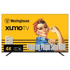 Westinghouse - 65" 4K UHD Xumo Smart TV with HDR10, Dolby Vision, Voice Remote, Wi-Fi, Apple HomeKit