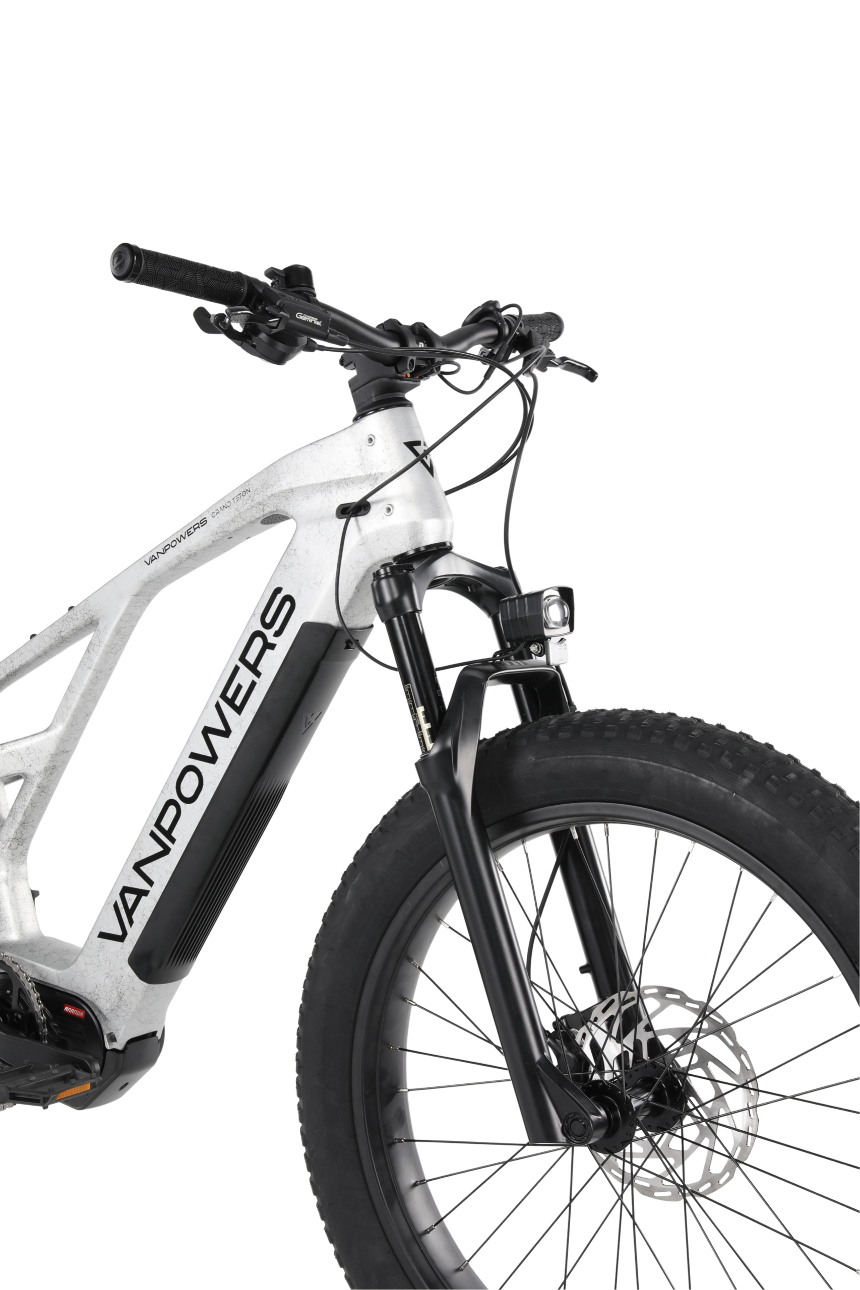 Vanpowers - GrandTeton Pro Adult 26" Step-Over 750W Hub Motor E-Bike - Galaxy Silver - Image 3