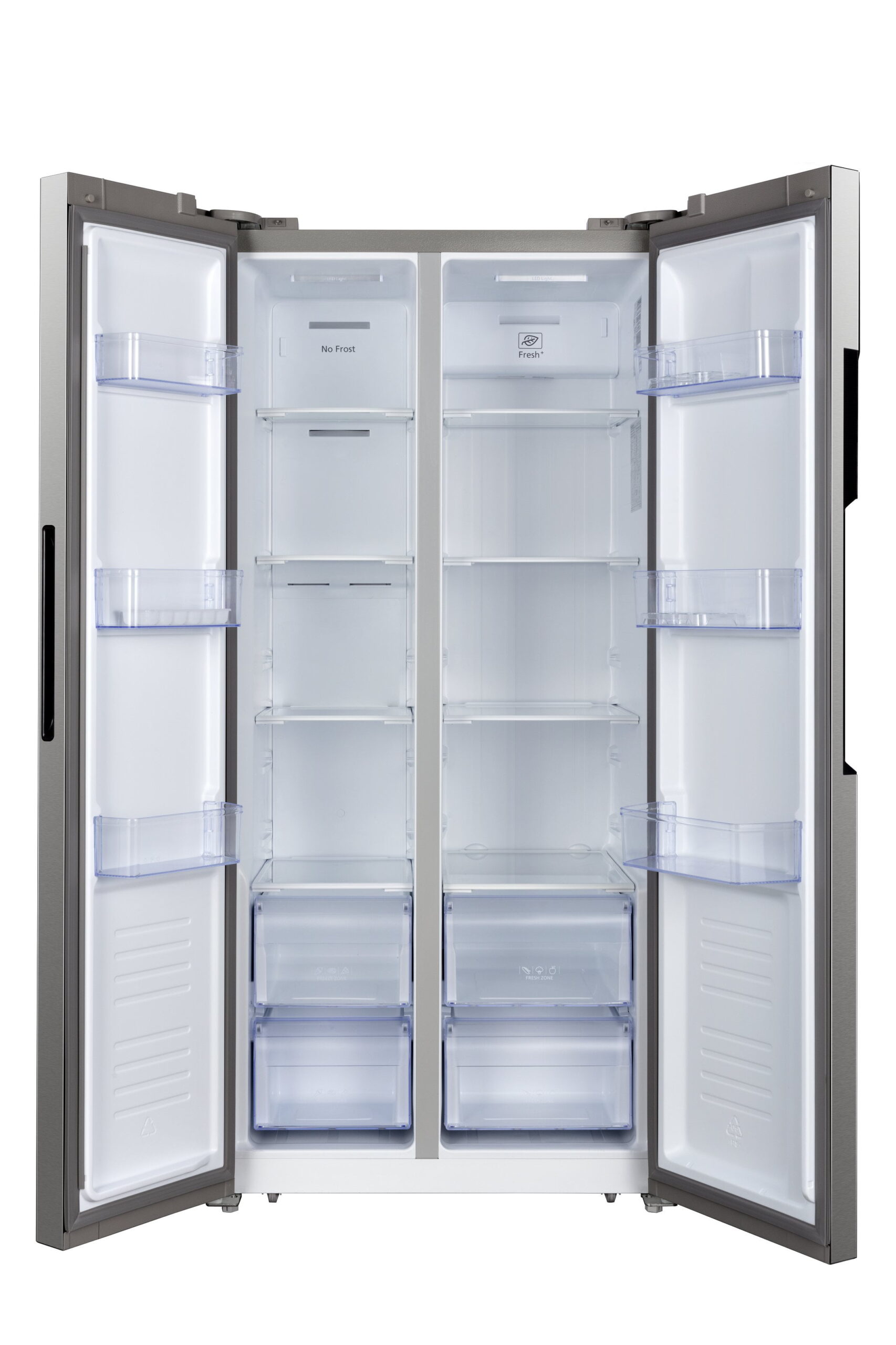 Hamilton Beach 15.6 Cu Ft Side by Side Refrigerator, Platinum Stainless Steel Fridge Freezer for Kitchen, Home, Office - Image 10