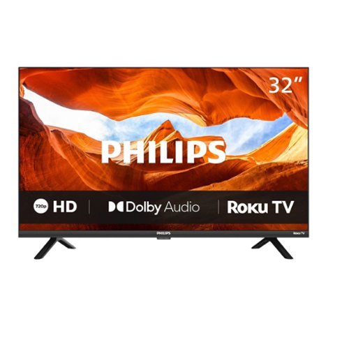 Philips - 32" Class 4600 Series 720p HD Smart Roku TV - Image 3