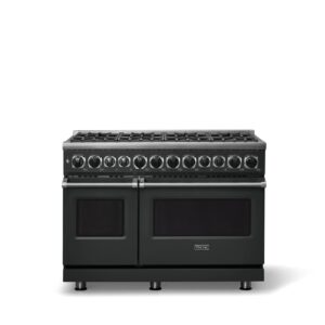 Viking - 48"W. 7.3 Cu. Ft. 7Series Self-Clean LP Dual Fuel 8 Burner Range-Antique Bronze - Antique Bronze