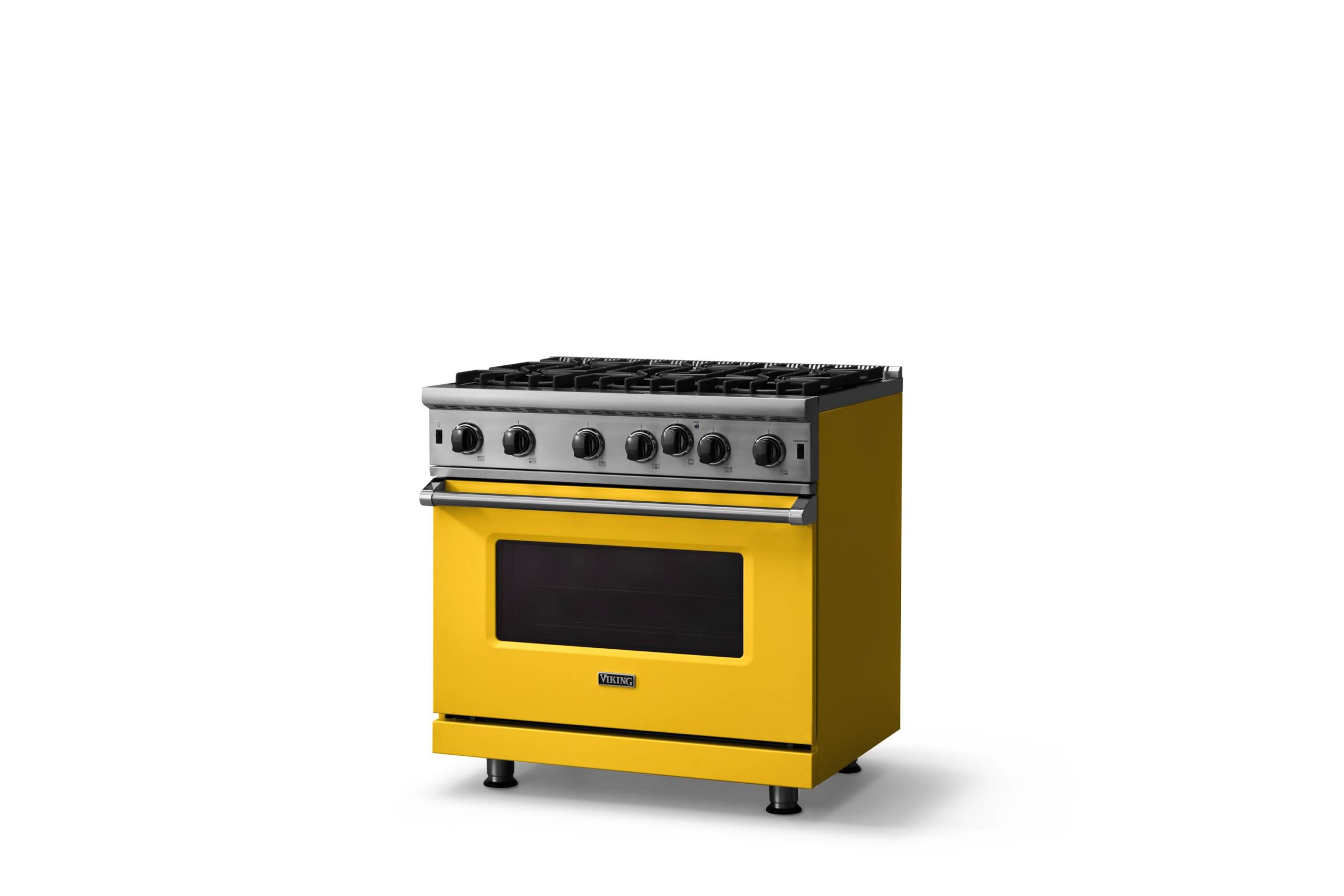 Viking - 48 in. Wide 6 Burner 5-Series Gas Open Burner Range - Daffodil - Image 2