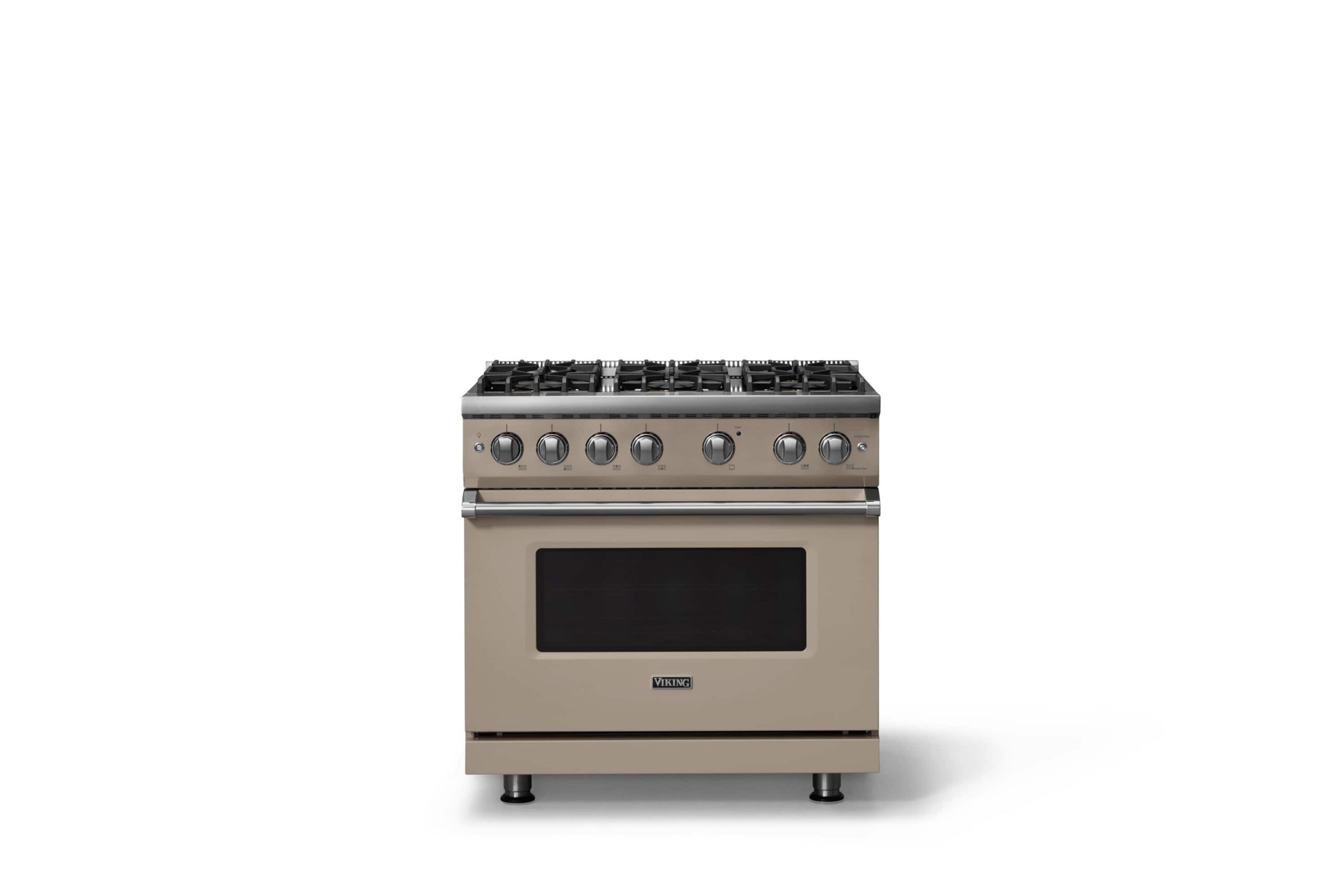 Viking - 36 in. Wide 6 Burner Pro 5 Series 5.1 Cu. Ft. Freestanding Sealed Burner Gas Convection Range - Nantucket - Nantucket