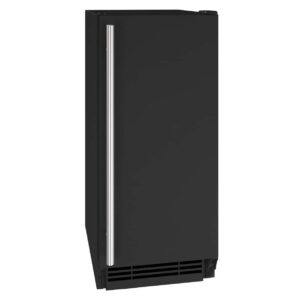 U-Line - 15" 25-Lb Freestanding Icemaker - Black