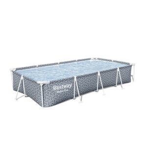 Bestway - Steel Pro 12' x 6'7" x 26" Rectangle Above Ground Outdoor Swimming Pool - Blue Print