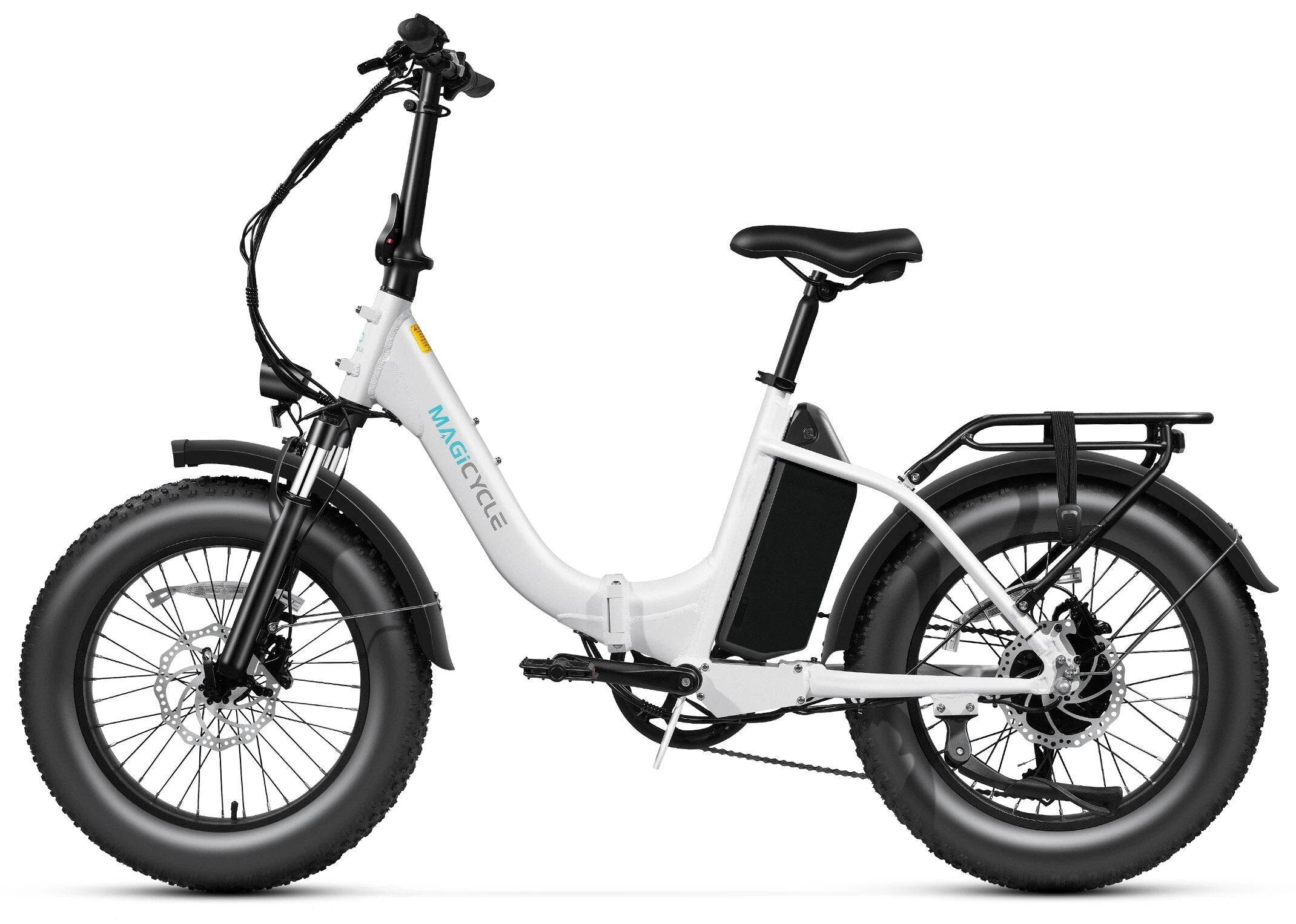 Magicycle - Jaguarundi 2.0 Torque Sensor Ebike 750W/Peak 1100W Motor w/ 60 mi Max Operating Range & 28 mph Max Speed - White - Image 4