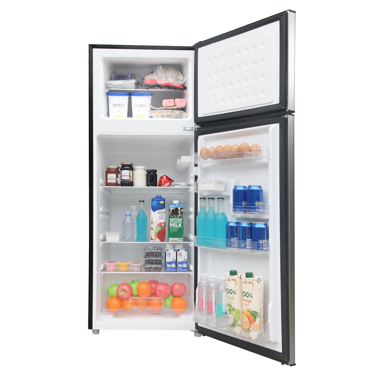 Frigidaire 7.5 Cu Ft Refrigerator, Stainless Steel Look Platinum Series Top Mount Fridge for Apartment, Kitchen, Office, Garage - Image 7