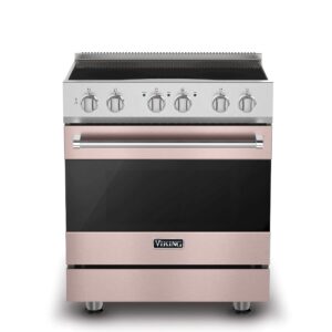 Viking - 30 in. Wide 4 Elements 3-Series Induction Self-Clean Range - Blush