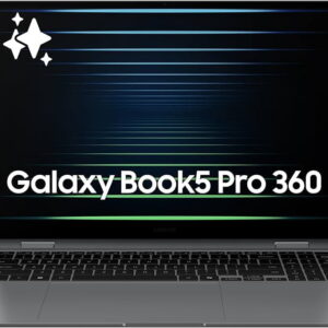 (Open Box) Samsung Galaxy Book5 Pro 360 16" Touchscreen 2-in-1 Laptop, Intel Core Ultra 7 256V, 16GB RAM, 1TB SSD, Windows 11 Home, NP960QHA-KG1US