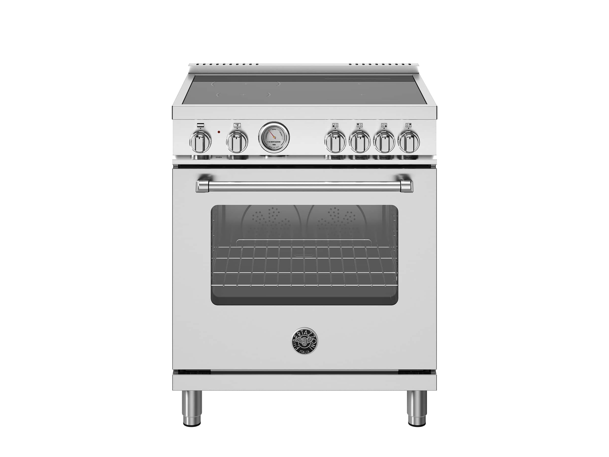 Bertazzoni - 30" Master Series range - Electric oven - 4 induction zones - Stainless Steel