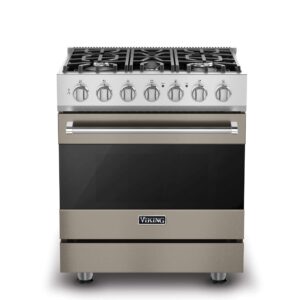 Viking - 3 Series 4.7 Cu. Ft. Self-Cleaning Freestanding Dual Fuel LP Gas Convection Range - Nantucket - Nantucket