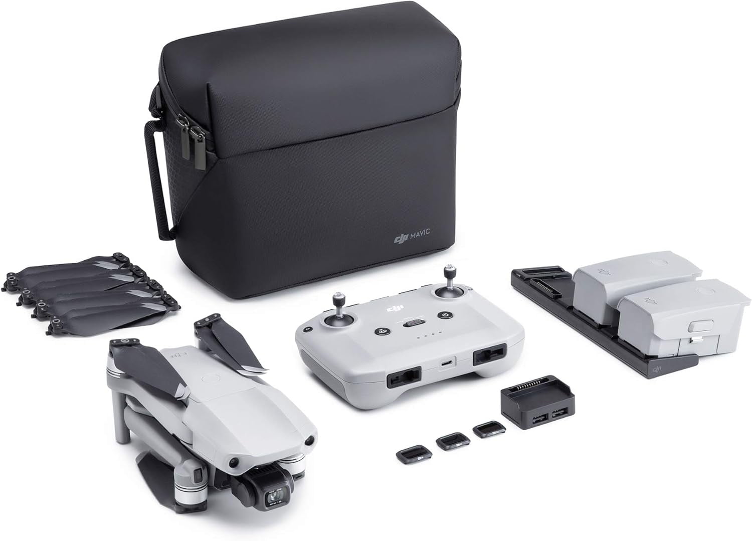 Pre-Owned DJI Mavic Air 2 Fly More Combo (Mavic Air 2 Quadcopter, 3 x Battery, DJI Shoulder Bag ) + More