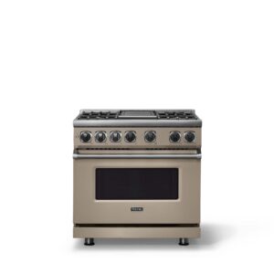 Viking - 36"W. 5.6 Cu. Ft. 7S Self-Clean LP Dual Fuel Range-Nantucket - Nantucket
