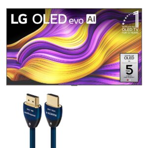 LG - OLED55G5WUA 55 Inch 4K OLED evo G5 Smart TV with AudioQuest SKY 3m HDMI Cable
