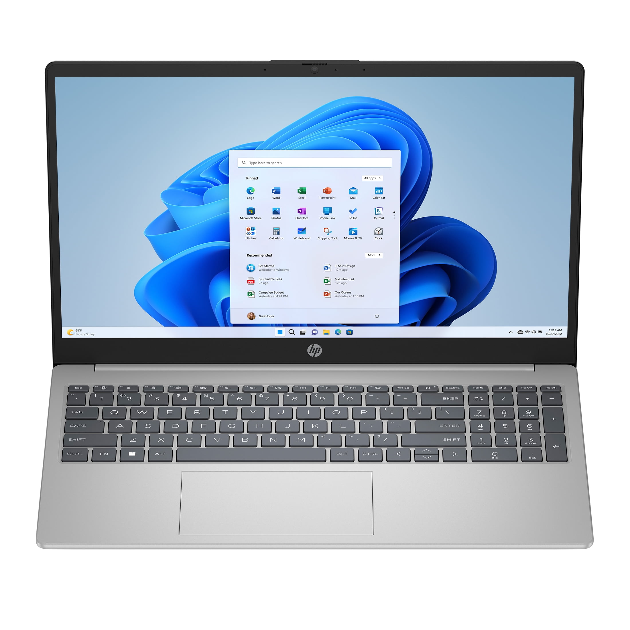 HP 15.6 inch Windows Laptop Intel Core i5-1235U 8GB RAM 256GB SSD Silver - Image 10