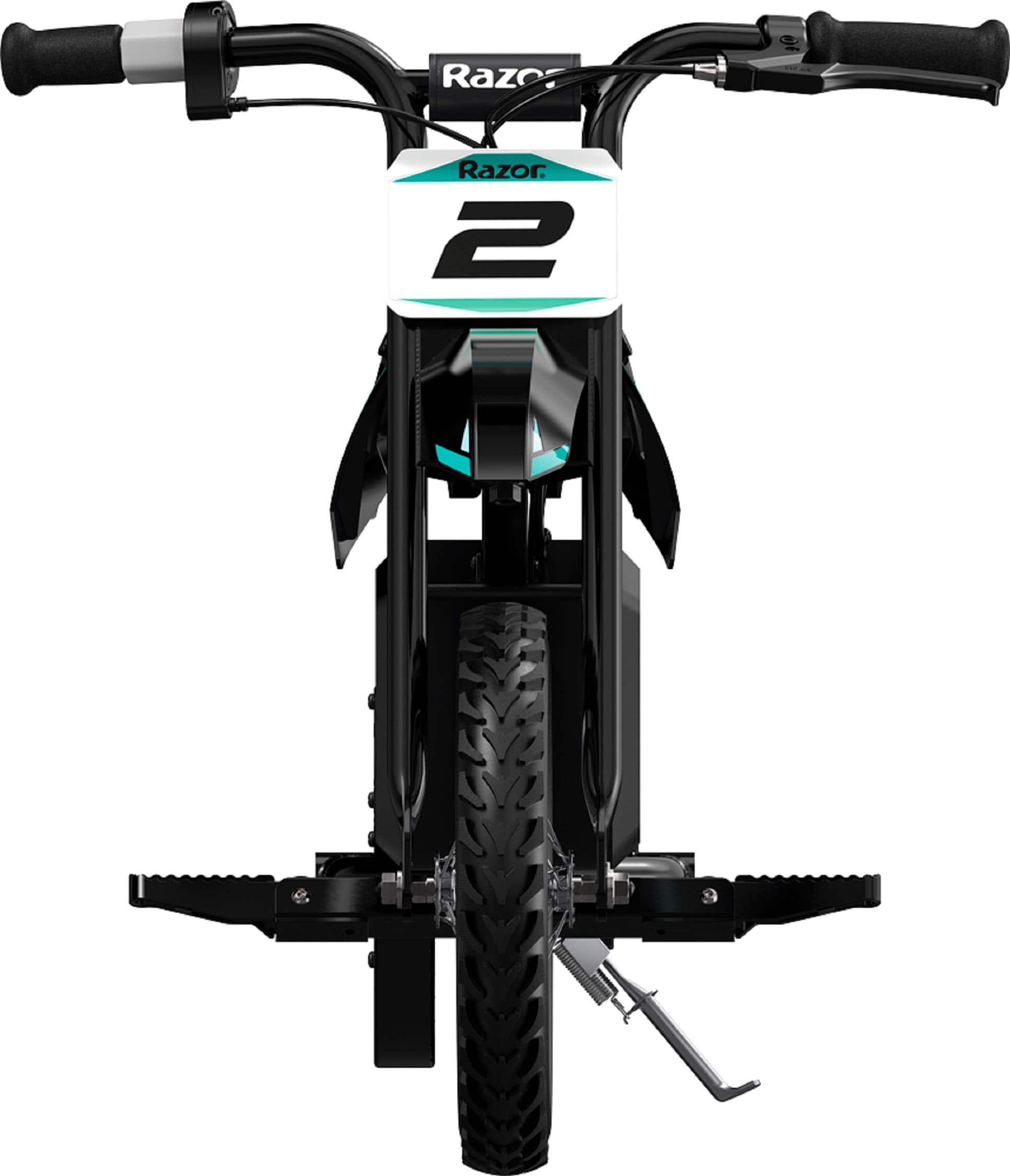 Razor - MX125 Dirt Rocket eBike for Kids w/ 5.3 Miles Max Operating Range and 8 mph Max Speed - Teal/Black - Image 3