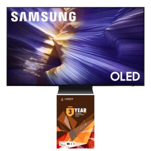 Samsung - QN65S90FAFXZA 65 Inch 4K OLED Smart TV with Dolby Atmos and 3 Year Amber Protection Plan (2025)