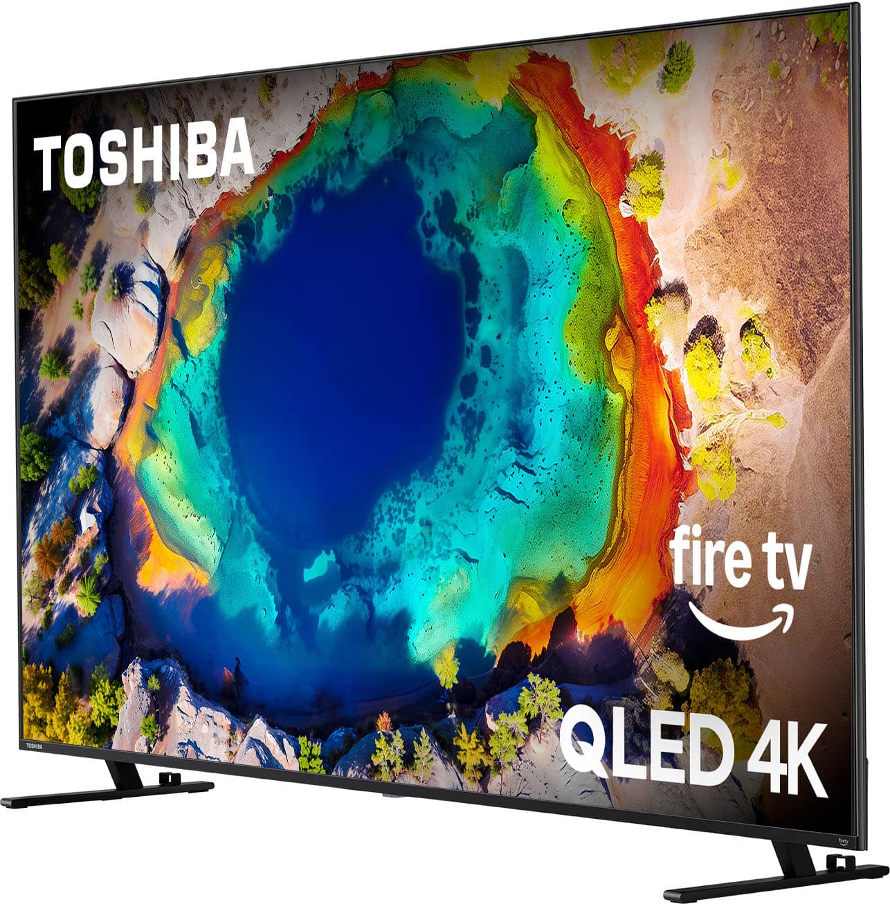 Toshiba - 55" Class M550 Series QLED 4K UHD Smart Fire TV - Open Box - Excellent - Image 4