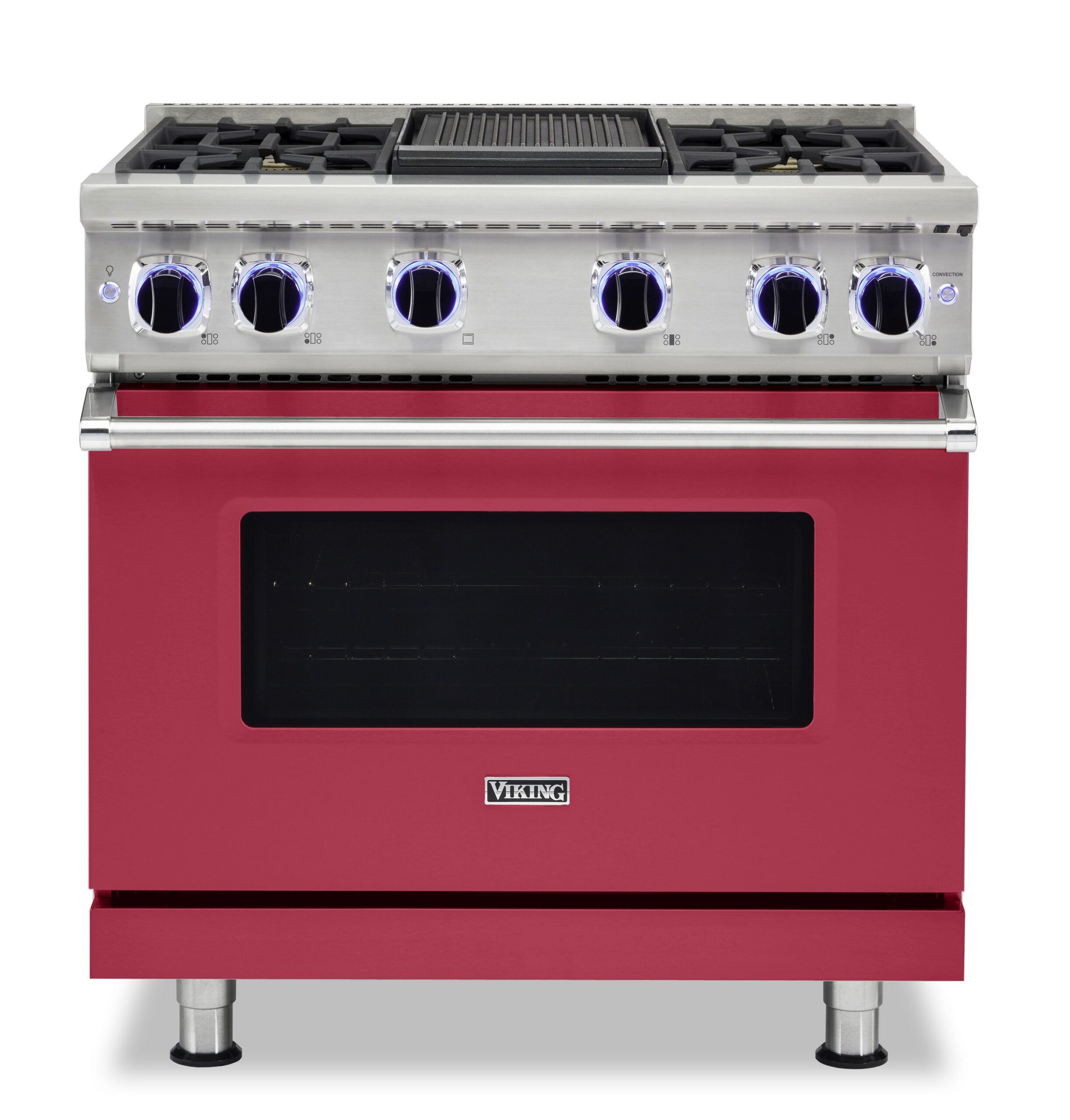 Viking - 36 in. Wide 4 Burner VGR Freestanding 7 Series Gas Range - Valentine