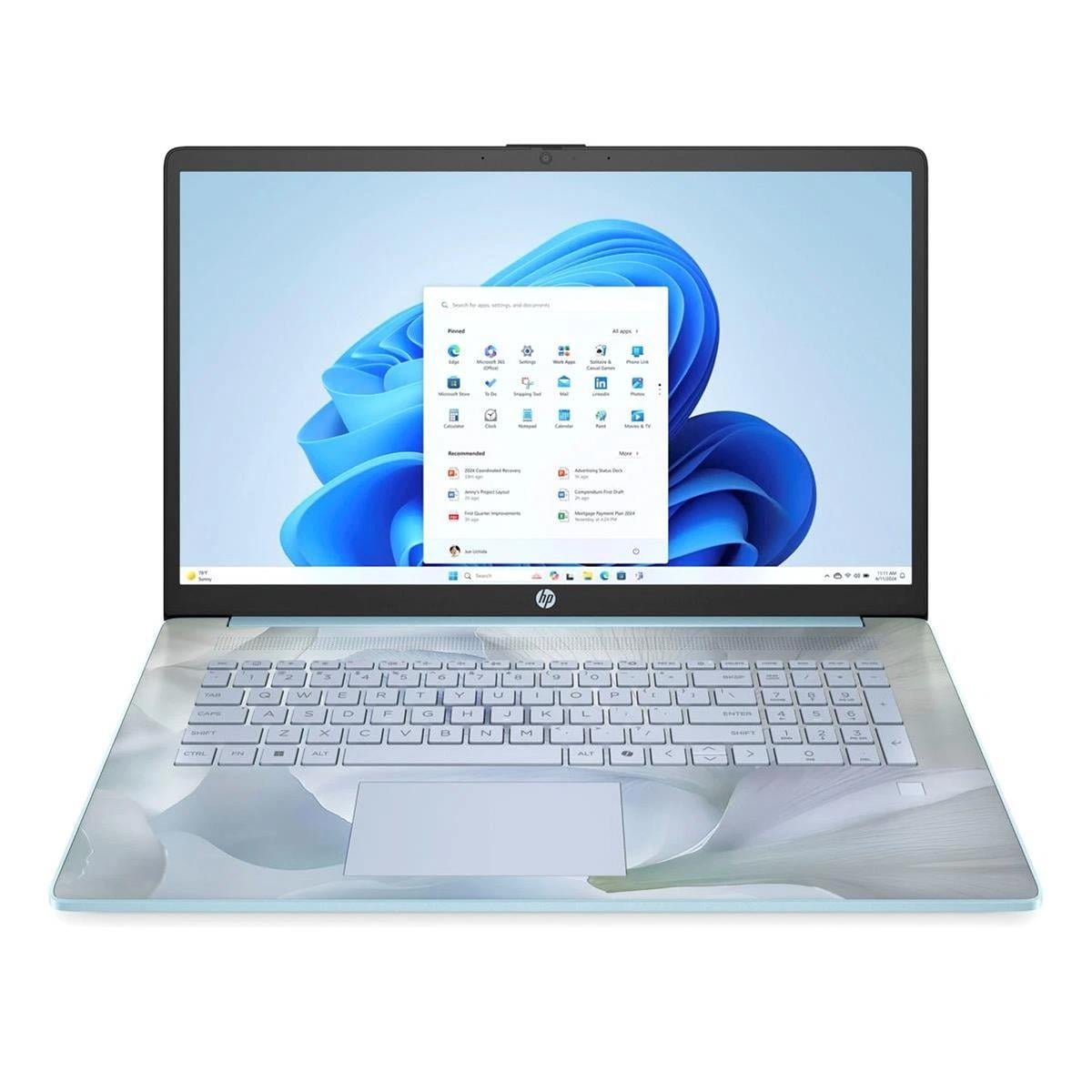 HP 17-cn3145ds 17.3" HD+ Touchscreen Laptop, Intel N100 0.8GHz, 4GB RAM, 128GB UFS, Windows 11 Home S Mode, Spring Iridescence