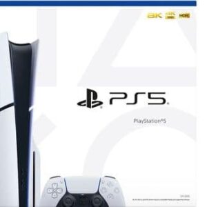 PlayStation 5 Slim Console - With Accessories & Black Controller (Total 2 Controllers Included) - PlayStation 5