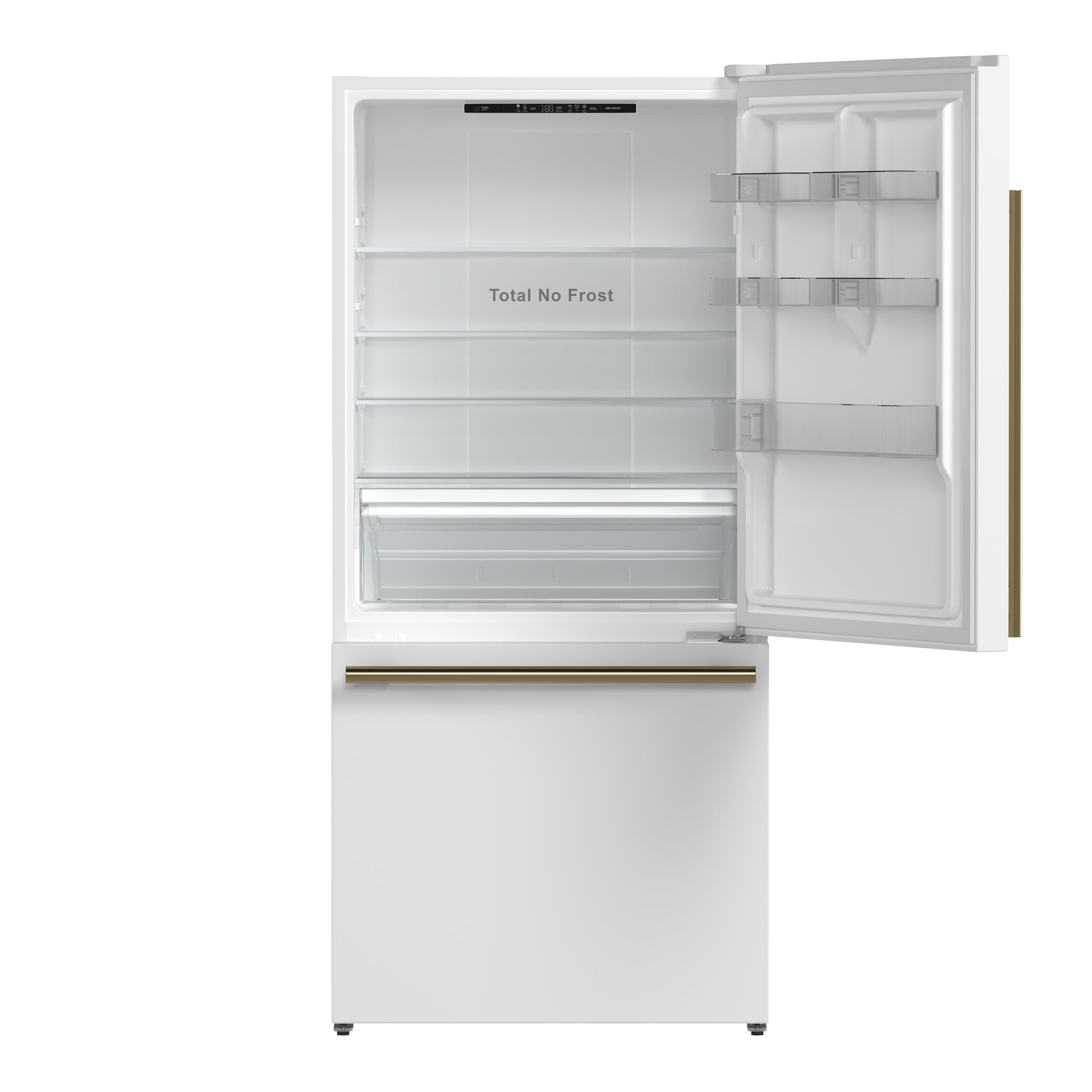 Forno FFFFD178531W 17.2 Cu. Ft. White Counter-Depth Bottom-Freezer Refrigerator - Image 4