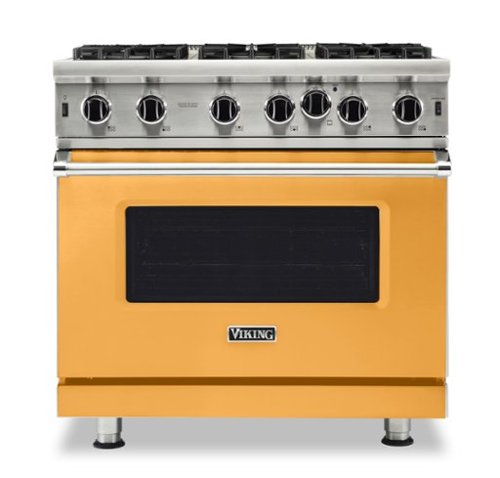 Viking - 48 in. Wide 6 Burner 5-Series Gas Open Burner Range - Daffodil - Image 3