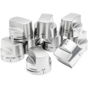 Viking - Control Knob Set for Ranges - Stainless Steel