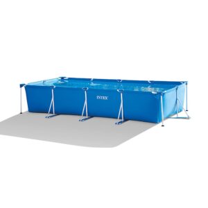 Intex - Kids Rectangular Frame Outdoor Above Ground Swimming Pool