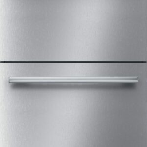 Thermador - 4.3 Cu. Ft. Built-in Double Drawer Compact Under-Counter Refrigerator/Freezer with Masterpiece Series Handle - Stainless Steel