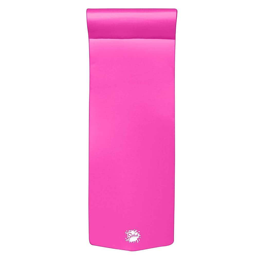 TRC Recreation - Splash 70 Inch Foam Raft Lounger Pool Lake Floats (2 Count) - Bahama blue and flamingo pink - Image 3