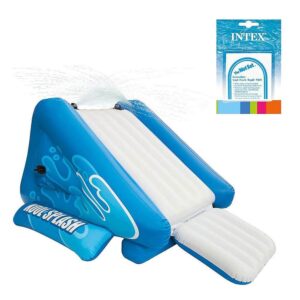 Intex - Kool Splash Inflatable Play Center and Adhesive Repair Patch 6 Pack Kit - White