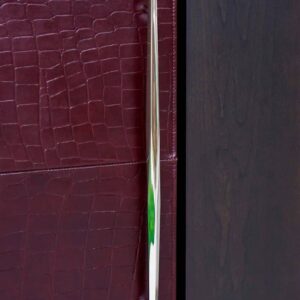 JennAir - Leather Refrigerator Panel - Gray