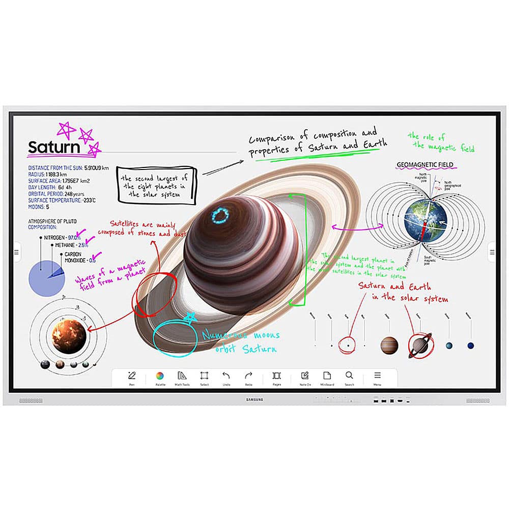 Samsung - 75in FLIP PRO Interactive - White
