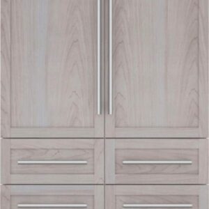 Thermador - Freedom Collection 48 in. Wide 26.8 Cu. Ft. French Door Bottom Freezer Built-in Smart Refrigerator with Internal Water - Custom Panel Ready