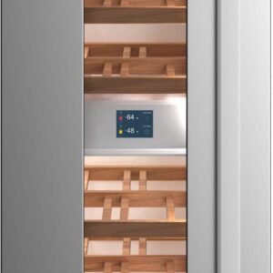 Bertazzoni - 8.4 cu.ft Built-in Wine Column with Interior TFT touch & Scroll Interface - Stainless Steel