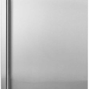 Viking - 7-Series Built-in Referigerator Reversible Door Panel Kit-Includes Professional handle - Stainless Steel