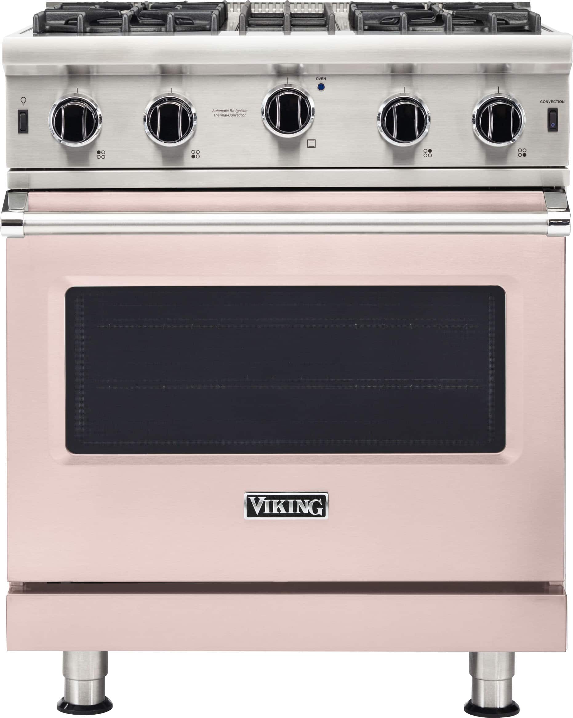 Viking - 30 in. Wide 4 burner 5-Series Gas Open Burner Range - Blush
