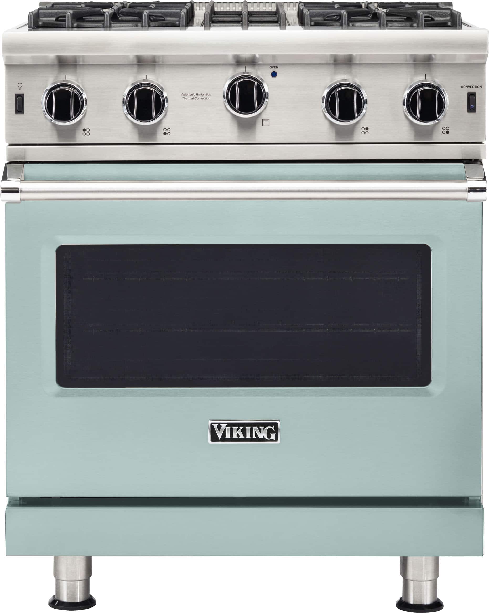 Viking - 30 in. Wide 4 burner 5-Series Gas Open Burner Range - Splash