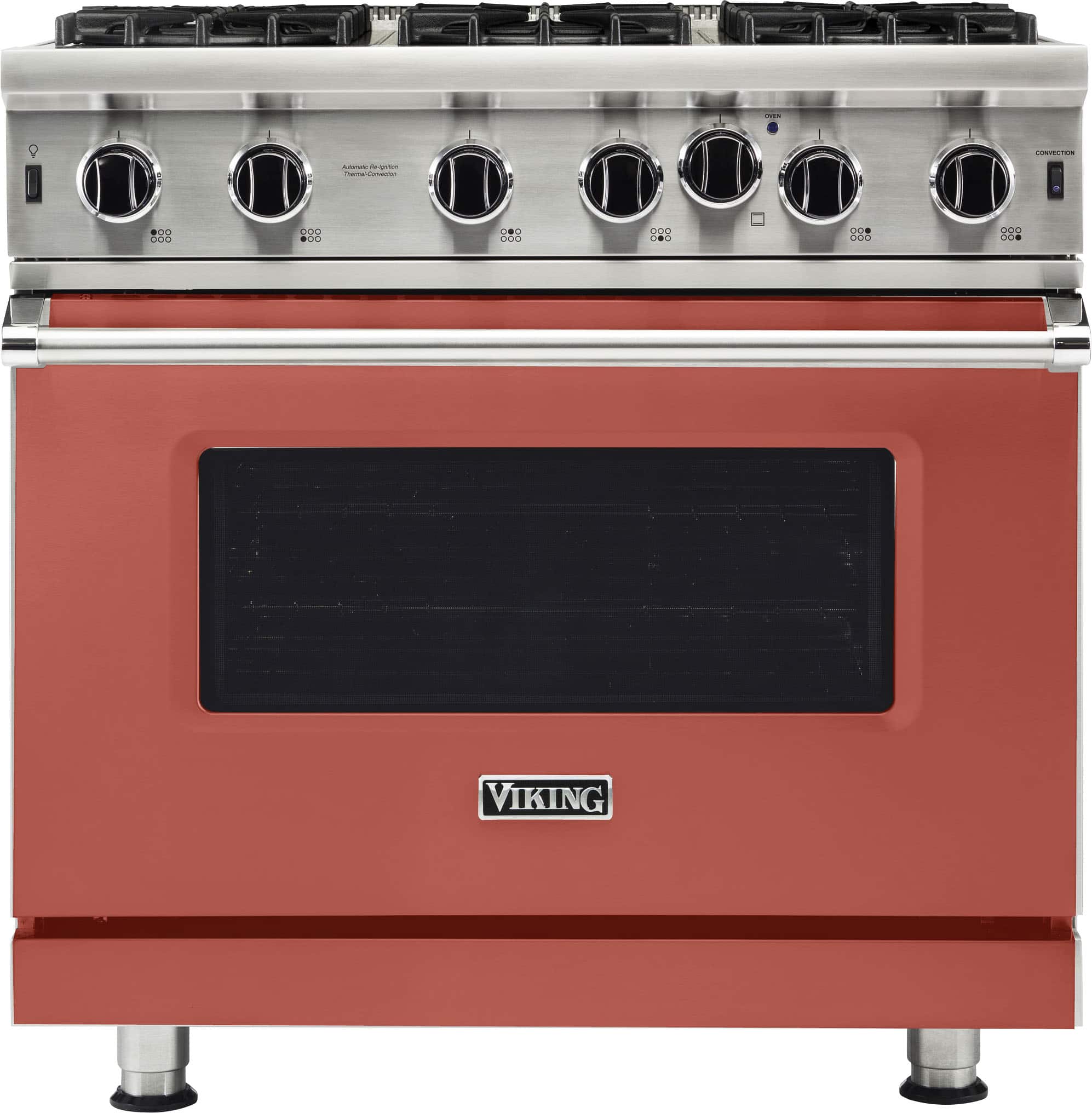 Viking - 48 in. Wide 6 Burner 5-Series Gas Open Burner Range - Spiced Cider