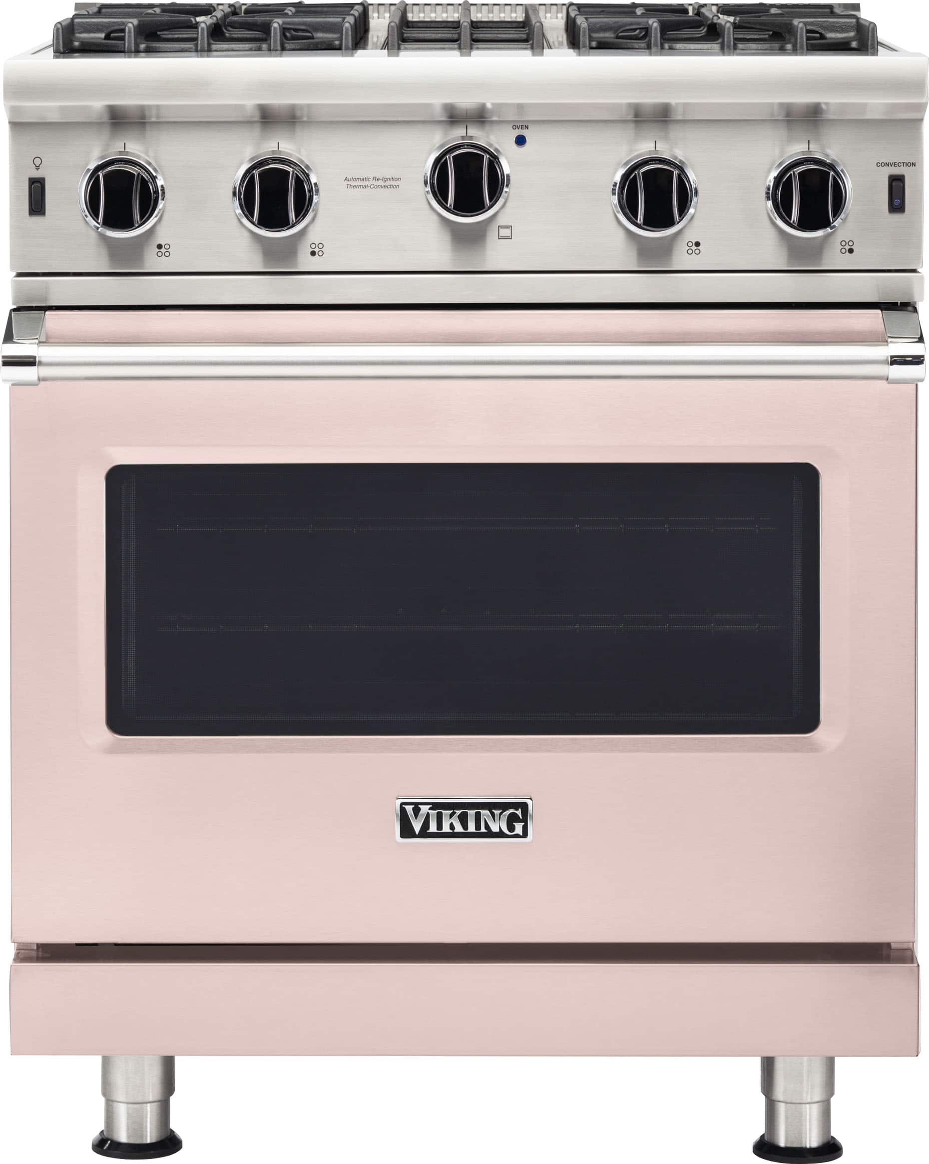 Viking - 30 in. Wide 4 burner 5-Series Gas Open Burner Range - Blush