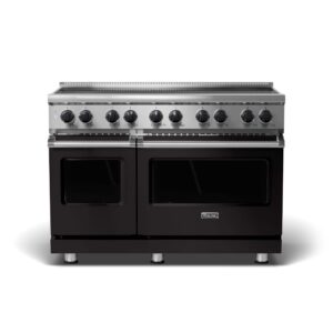 Viking - 48 in. Wide 6 Elements 5 Series Freestanding Electric Induction Range - Onyx